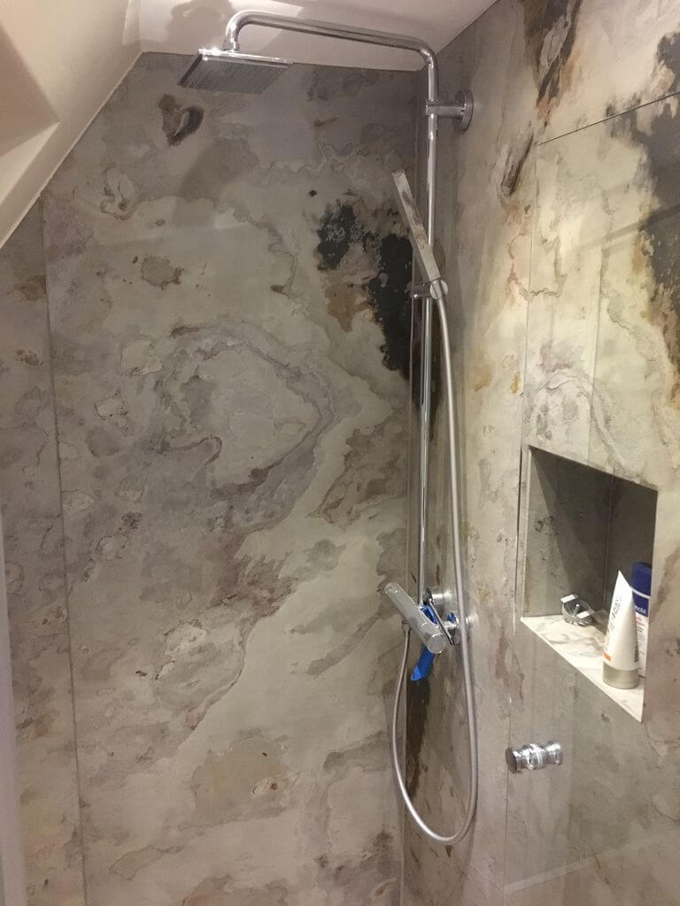 Naturschiefer Dusche