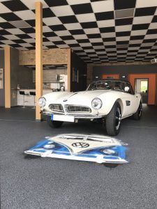 Steinteppich Ausstellung BMW & Küche