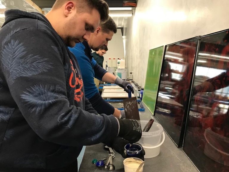 Epoxidharzboden Schulung