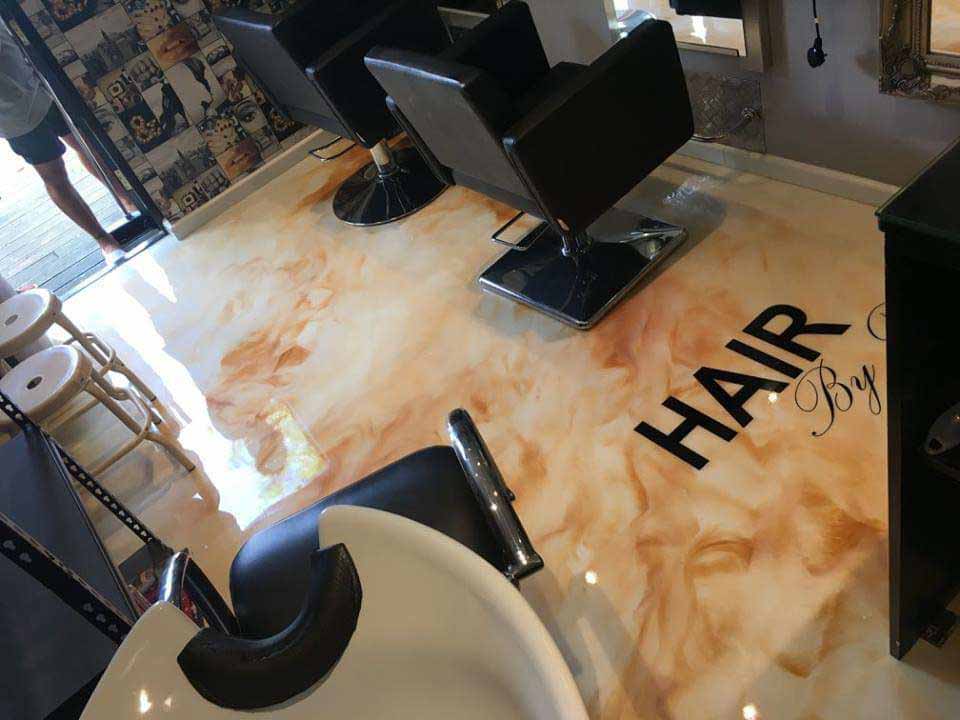 Epoxidharzboden Friseur